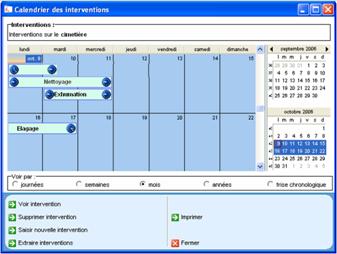 Gestion des interventions