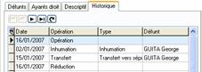 Gestion des emplacements