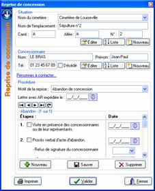 Gestion des opérations, évènements