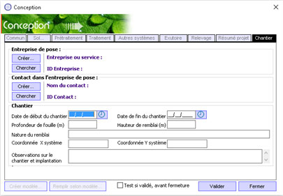 Description des Dispositifs et de leur environnement