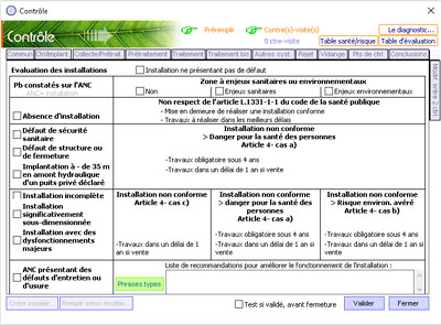 La prise en compte de tous les éléments en contrôle... Contrôle