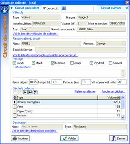 Gestion des Circuits de collecte