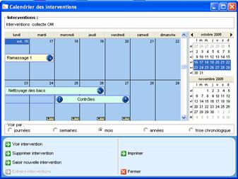 Gestion des interventions