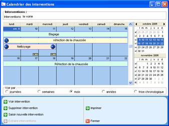 Gestion des interventions